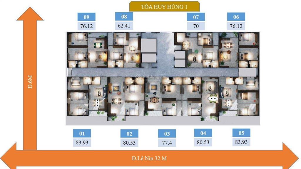 Chung cư huy hùng mới mặt đường 32, đang bàn giao nhà.  0971 613 ***