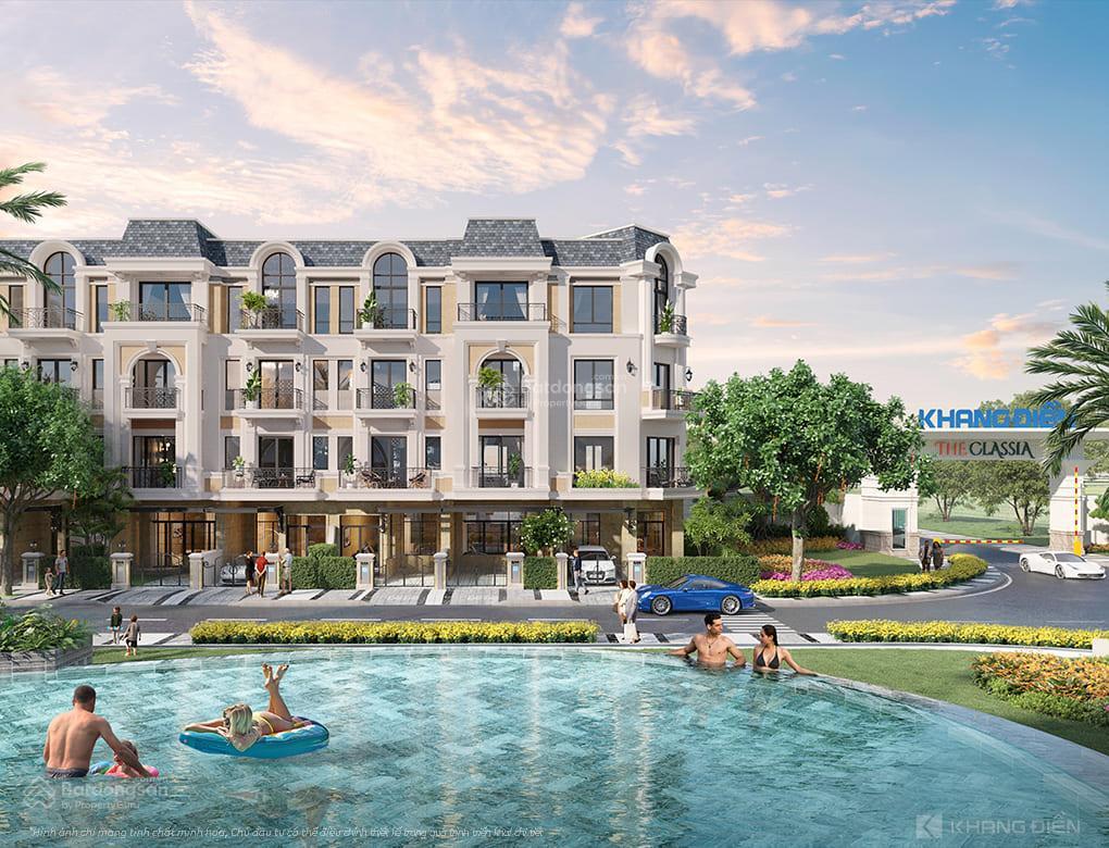 Bán nhanh căn 2 mặt tiền 100m2  giá 20 tỷ  đối diện chung cư 29 tầng tại classia khang điền