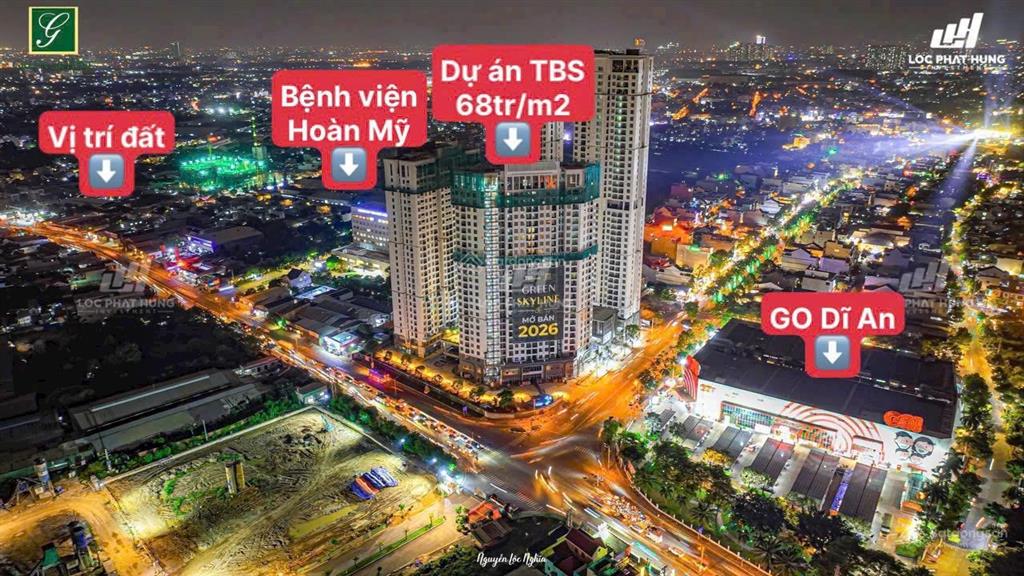 Bán đất hẻm 1/ quốc lộ 1k, cạnh siêu thị go dĩ an và bệnh viện hoàn hảo