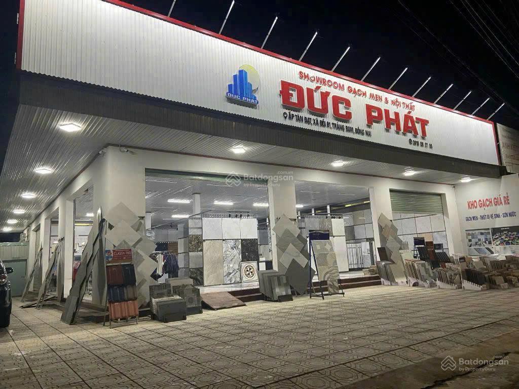 Bán showroom nội thất góc 2 mặt tiền đường trảng bom  đồi 61, ngay kcn bàu xéo