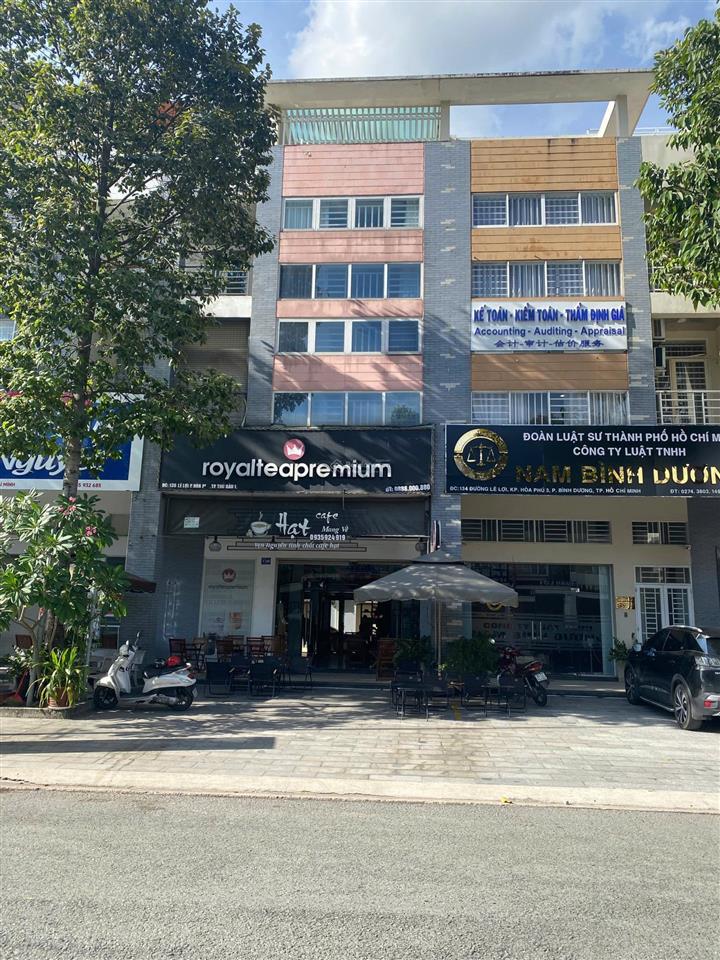 Bán nhà 2 mặt tiền đường lê lợi, trung tâm thành phố mới bình dương cũ