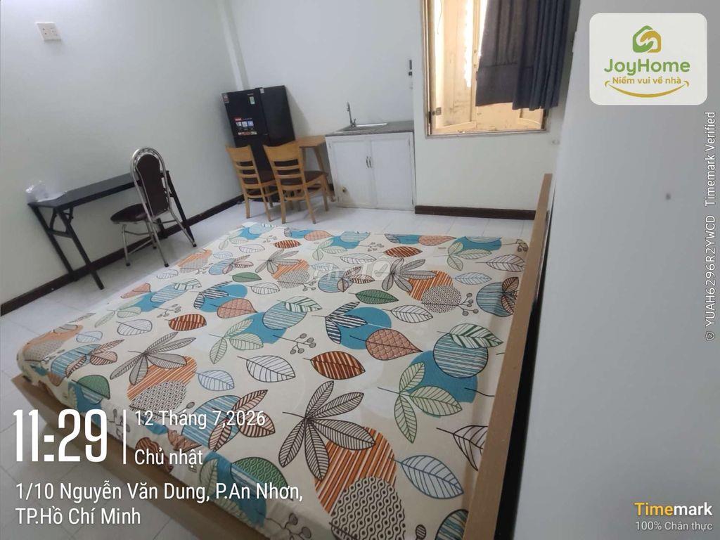 Phòng máy lạnh, máy giặt riêng, nước nóng NLMT gần cổng cs IUH NV Dung