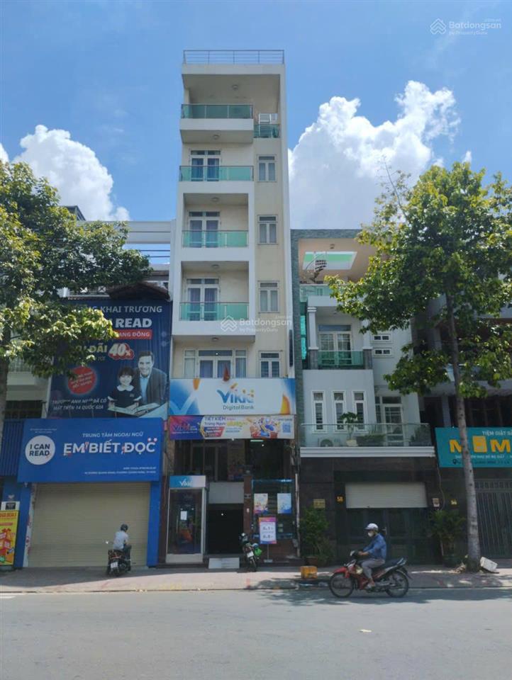 Cho thuê nhà 100m2, có tầng hầm và thang máy, khu trung tâm q8, mặt tiền dương quang đông