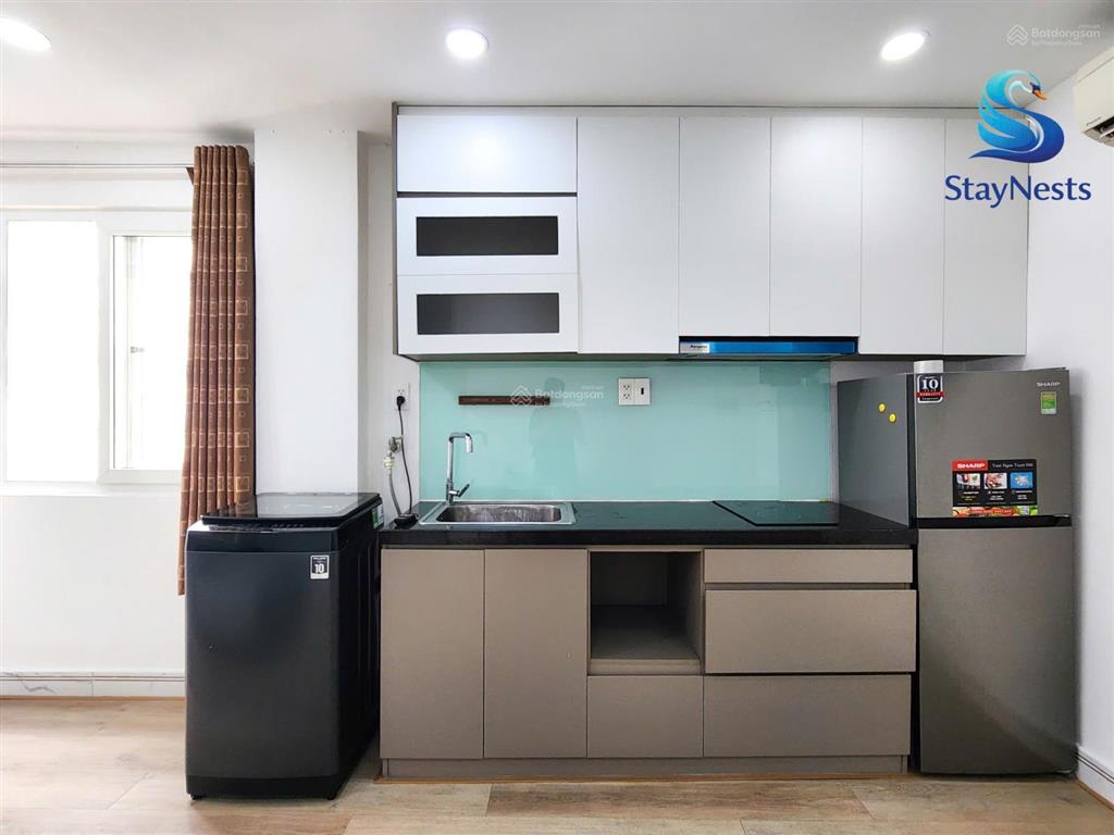 1pn 1pk có logia, nhà mới làm nội thất đẹp đối diện cổng sân bay tsn, trường sơn