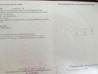 🔥 BÁN ĐẤT Ở QUANG TIẾN – SÓC SƠN  Ô TÔ VÀO  144M²  26,5TR/M² 🔥