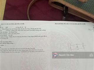 Bán đất ở quang tiến sóc sơn | ô tô vào | 144m | 26,5tr/m