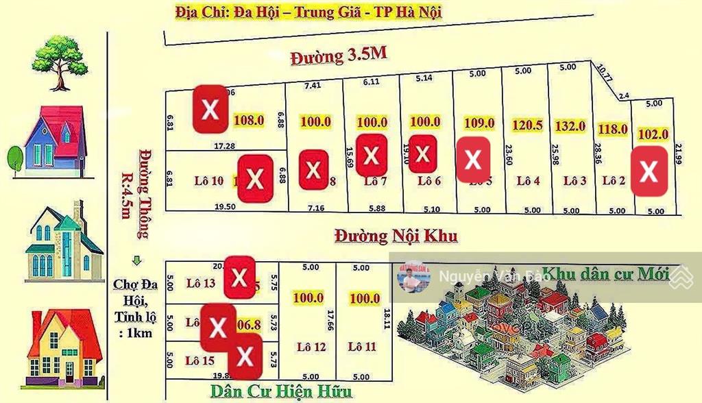 Lô đất giá đầu tư tốt tại đa hội trung giã hà nội
