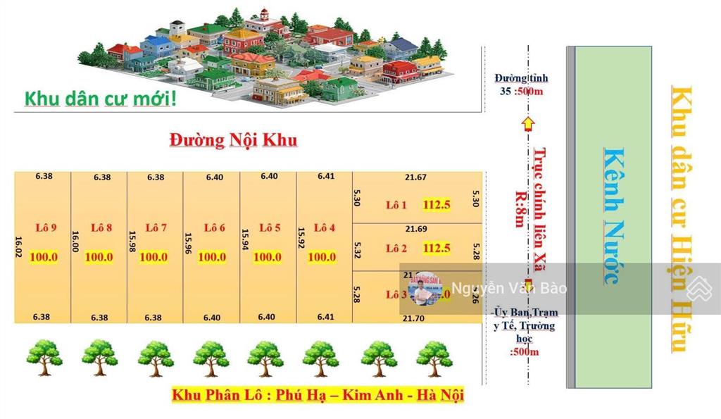 Mở bán khu phân lô đẹp giá đầu tư tại phú hạ, kim anh, sóc sơn
