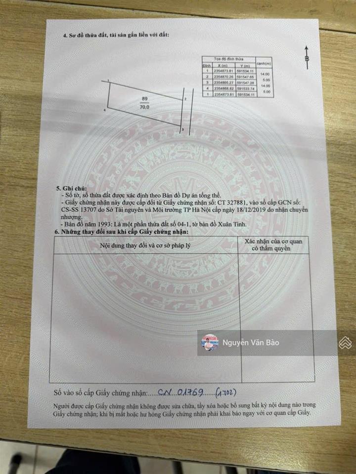 Bán lô đất 70m2 tân minh, sóc sơn giá đầu tư