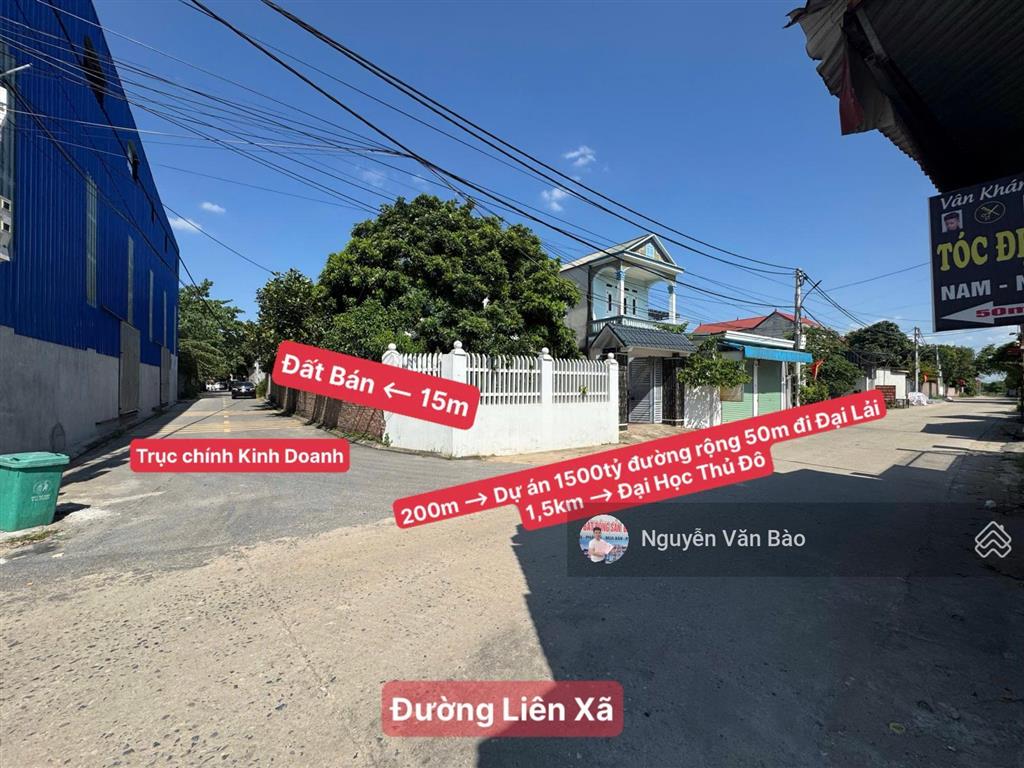 Bán đất trịc chính đông sơn, nôin bài, hà nội