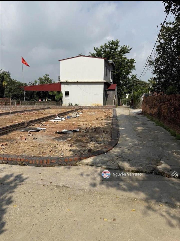 Chỉ hơn 1 tỷ xíu sở hữu ngay lô góc 2 mặt tiền gần chợ nỷ, trung giã, sóc sơn, hà nội