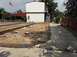 Chỉ hơn 1 tỷ xíu sở hữu ngay lô góc 2 mặt tiền gần chợ nỷ, trung giã, sóc sơn, hà nội