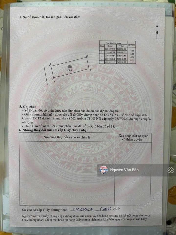 Chuyển nhượng lô đất nhỉnh tỷ tại thắng trí, minh trí, sóc sơn, hà nội
