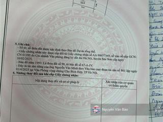 Chuyển nhượng lô đất kinh doanh tại tân minh, sóc sơn, hà nội