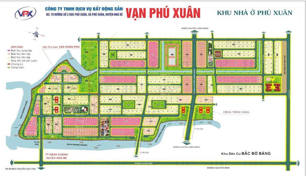 Cần bán nền góc nhà phố kdc vạn hưng phú, phú xuân dt 12x23 giá 50tr/m2  0984 975 ***