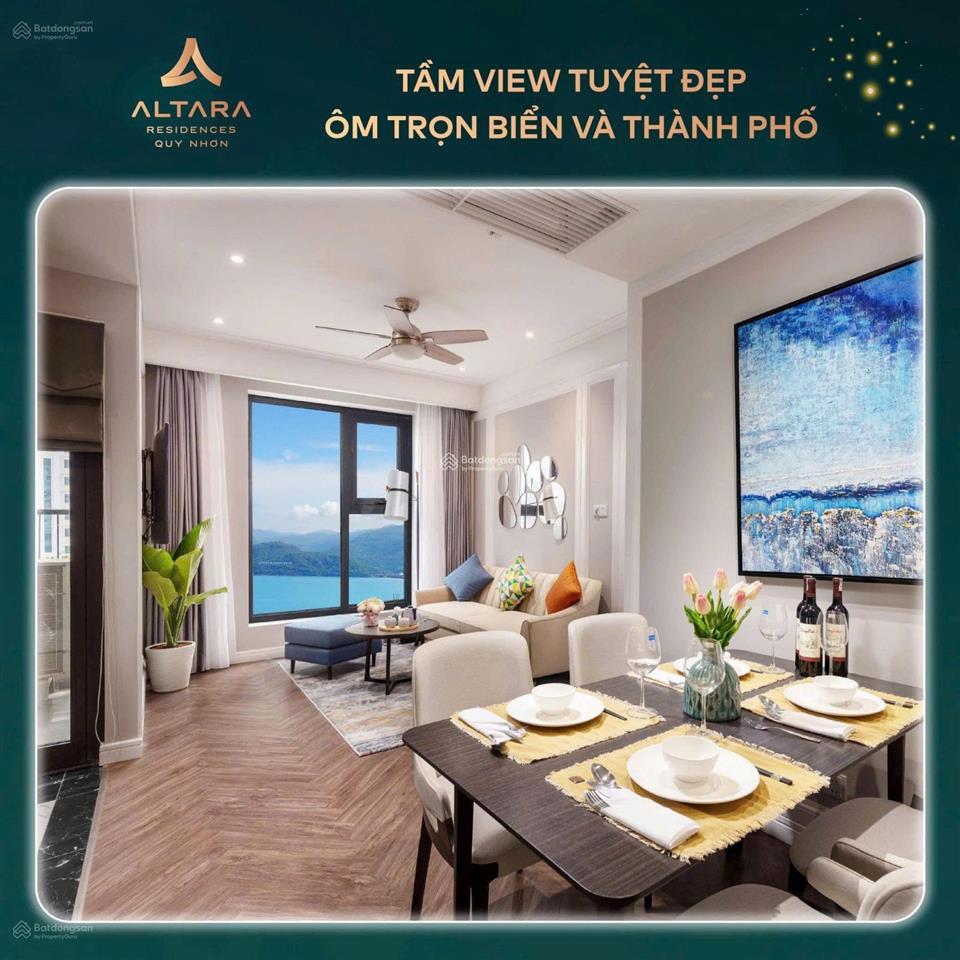 Quỹ hàng căn hộ altara full nội thất view biển đẹp, tầng cao giá cắt lỗ chỉ từ 1,65