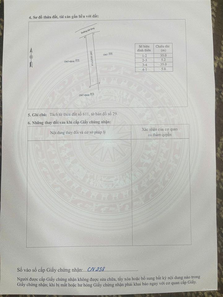 Bán đất 172m2 trung tâm xã nguyệt ấn, ngọc lặc đường bê tông 8m ô tô tránh giá 128 triệu