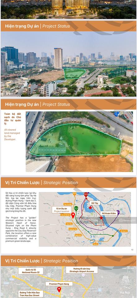 Chuyển nhượng dự án premier phạm hùng, vị trí đẹp, đa dạng sản phẩm dành cho nhà đầu tư.  5000ỷ