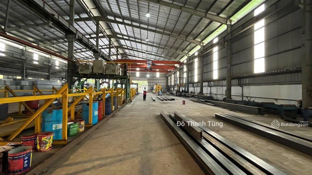 Chuyển nhượng nhà xưởng sản xuất kết cấu thép tại kcn bình xuyên, vĩnh phúc. sẵn nhân lực, máy móc