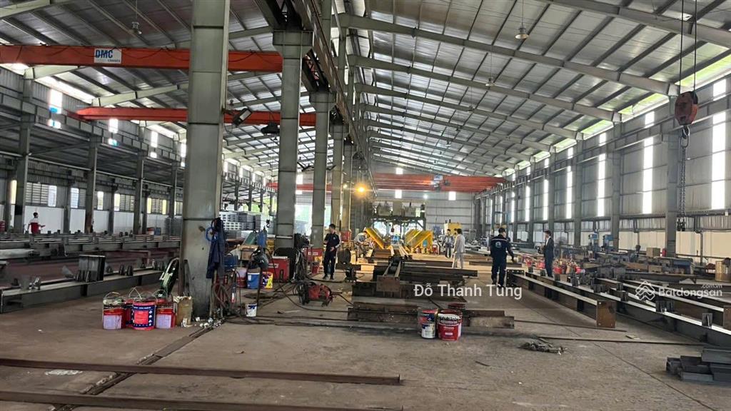 Chuyển nhượng nhà xưởng sản xuất kết cấu thép tại kcn bình xuyên, vĩnh phúc. sẵn nhân lực, máy móc