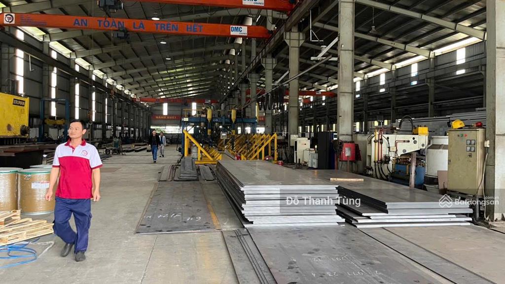 Chuyển nhượng nhà xưởng sản xuất kết cấu thép tại kcn bình xuyên, vĩnh phúc. sẵn nhân lực, máy móc
