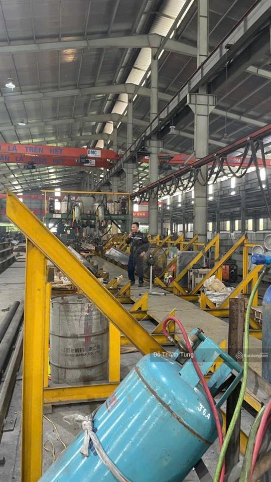 Chuyển nhượng nhà xưởng sản xuất kết cấu thép tại kcn bình xuyên, vĩnh phúc. sẵn nhân lực, máy móc
