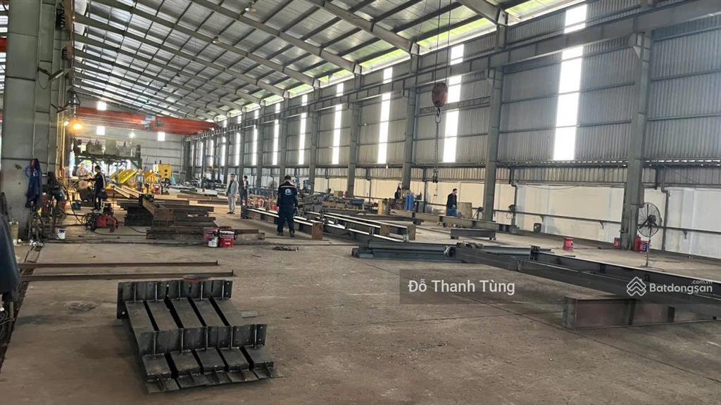 Chuyển nhượng nhà xưởng sản xuất kết cấu thép tại kcn bình xuyên, vĩnh phúc. sẵn nhân lực, máy móc