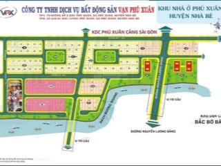 Bán đất nền dự án kdc phú xuân cảng sài gòn giá siêu hời 55 triệu/m2, 156.1m2.  090933069phượng