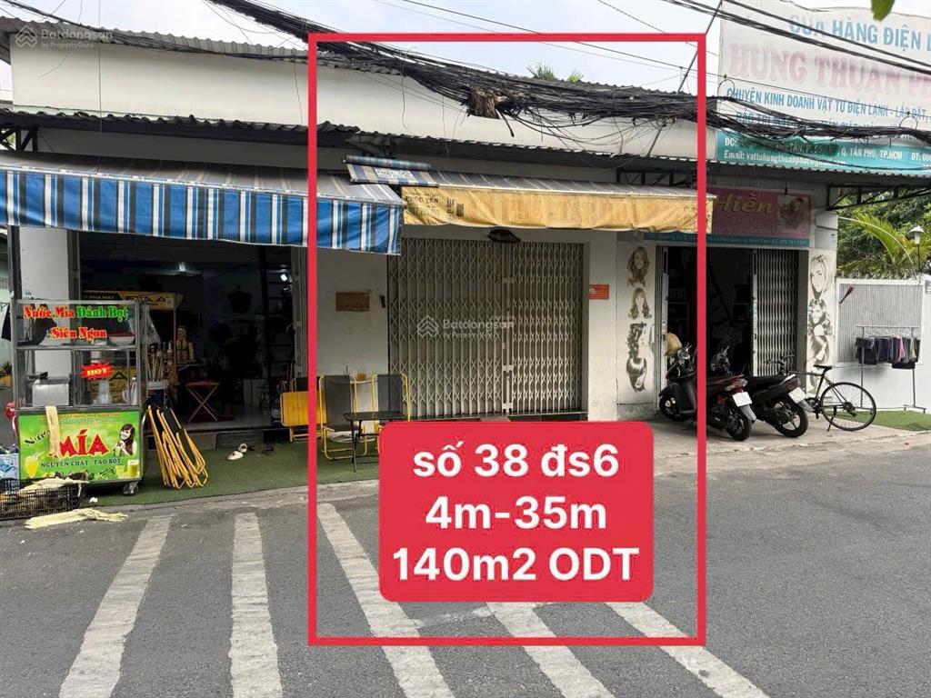 Mặt tiền vàng đường số 6, dt khủng 4 * 35 m, thích hợp kinh doanh đa ngành, giá cực tốt 9.2 tỷ tl.