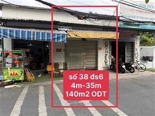 Mặt tiền vàng đường số 6, dt khủng 4 * 35 m, thích hợp kinh doanh đa ngành, giá cực tốt 9.2 tỷ tl.