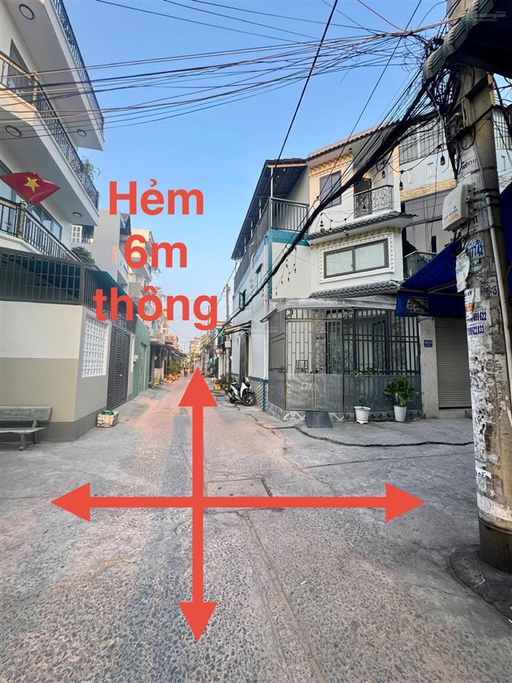 Bán nhà căn góc hương lộ 2, bình tân dt 4 x 12m trệt 2 lầu hẻm 8 m thông đẹp giá tốt có 4 tỷ 5