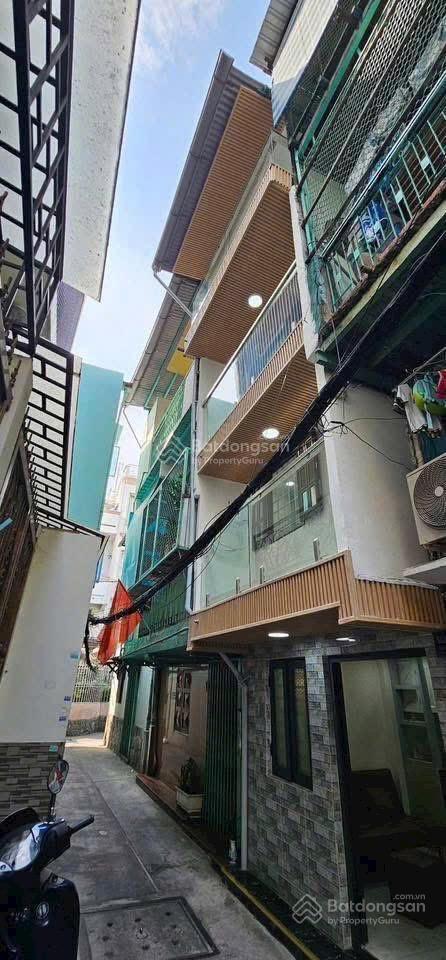 Cho thuê nhà nguyên căn hồng bàng q6 nhà đẹp trệt 3 lầu hẻm thông giá 10 tr tháng
