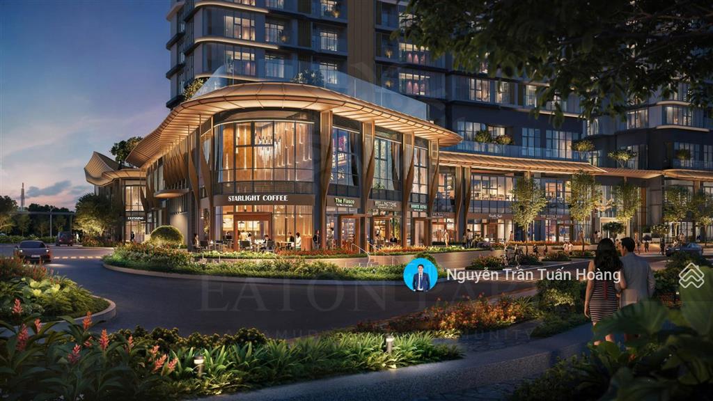 Bán shophouse tại eaton park, 15 tỷ vnd, 90m2, 2 tầng, mặt tiền 10m, pháp lý đầy đủ