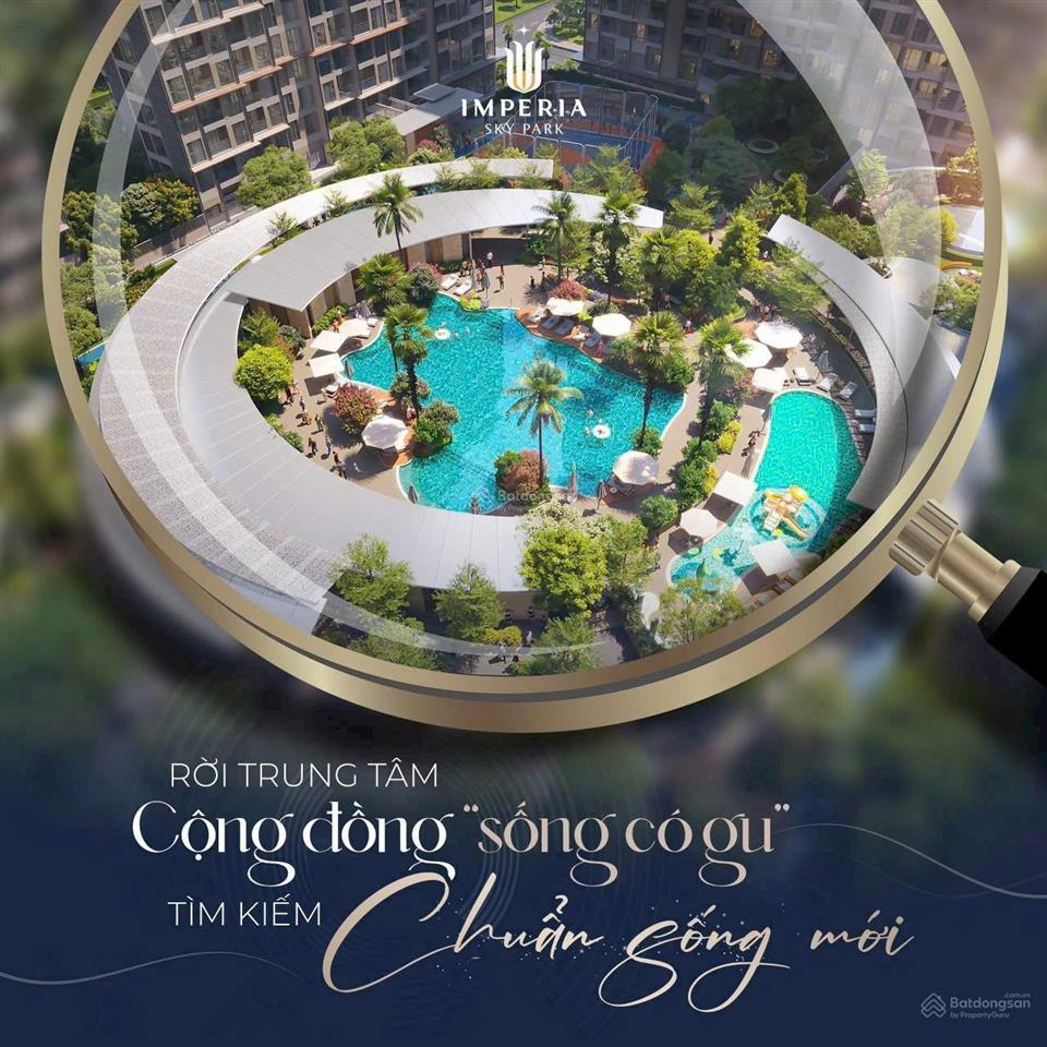 Chỉ 5,08 tỷ sở hữu căn hộ 2pn 69,35 m2 tại imperia sky park, mở bán đợt đầu mặt đại lộ thăng long