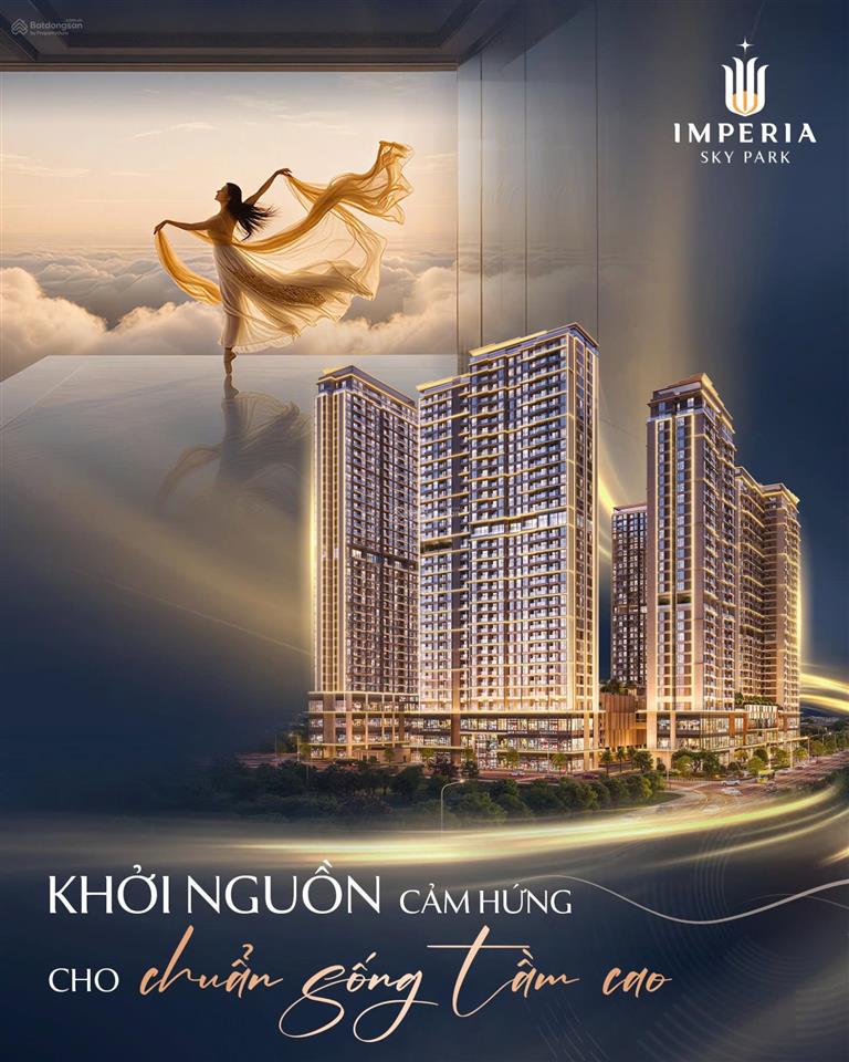Chỉ 5,08 tỷ sở hữu căn hộ 2pn 69,35 m2 tại imperia sky park, mở bán đợt đầu mặt đại lộ thăng long