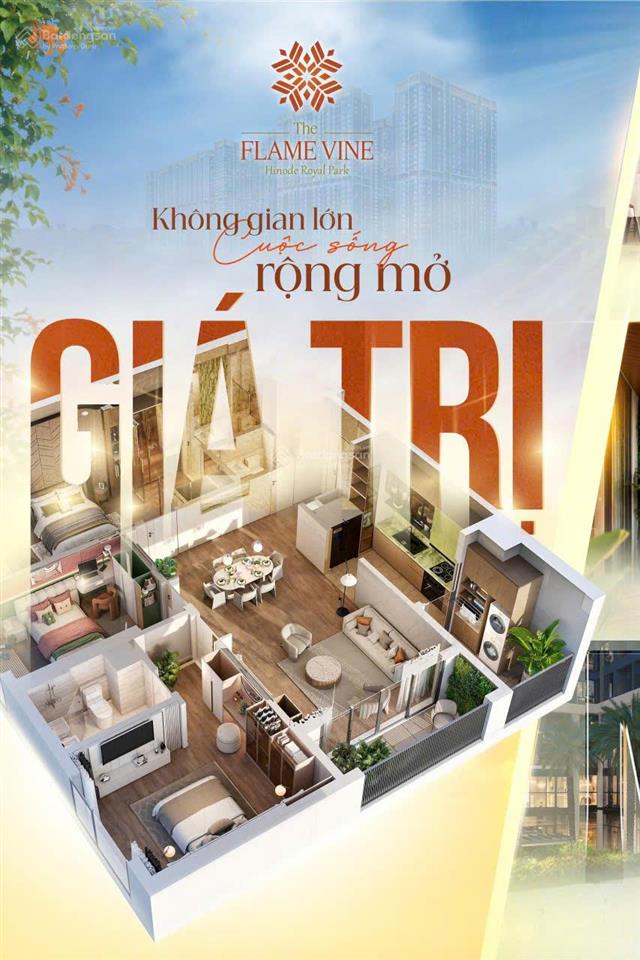 Căn góc tầng đẹp 3 phòng ngủ cao cấp the flame vine 117,4m² 8,79 tỷ