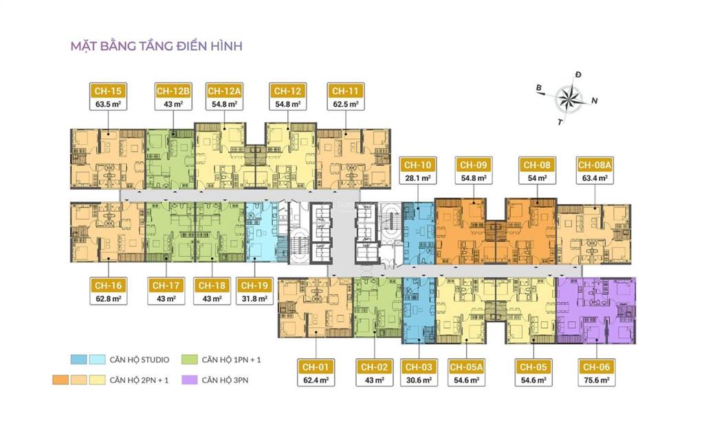 Căn nhỏ hiếm tại chung cư imperia sky park view đại lộ thăng long 2pn 2wc chỉ 4,71 tỷ