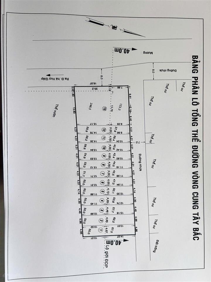 Đất chính chủ (mt vòng cung tây bắc) thạnh xuân, thới an.