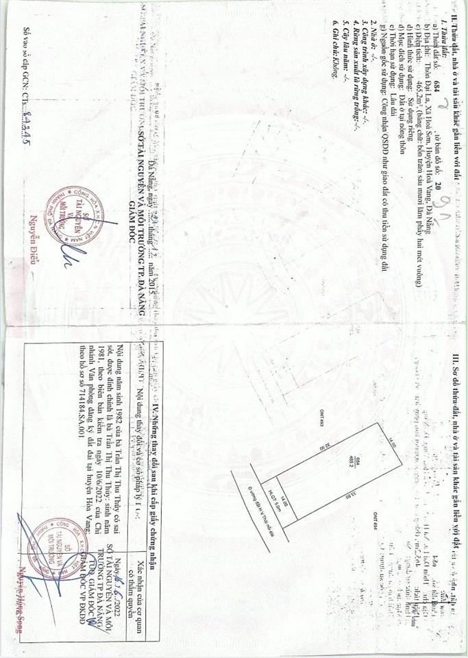 Chào bán lô mặt tiền đường hoàng văn thái nối dài diện tích khủng 465m  0911 190 ***