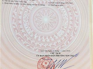 Chào bán kiệt ô tô 5m lê văn thứ cách biển võ nguyên giáp 50m  0911 190 ***