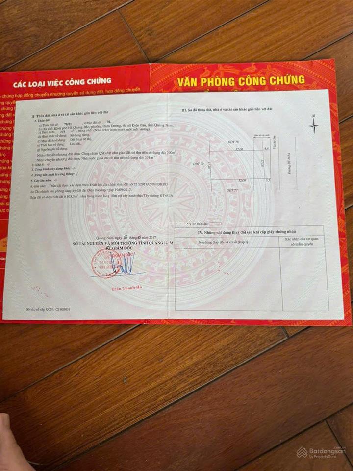 Chào bán mặt tiền lạc long quân, gần biển viêm đông thích hợp xây khách sạn  0911 190 ***
