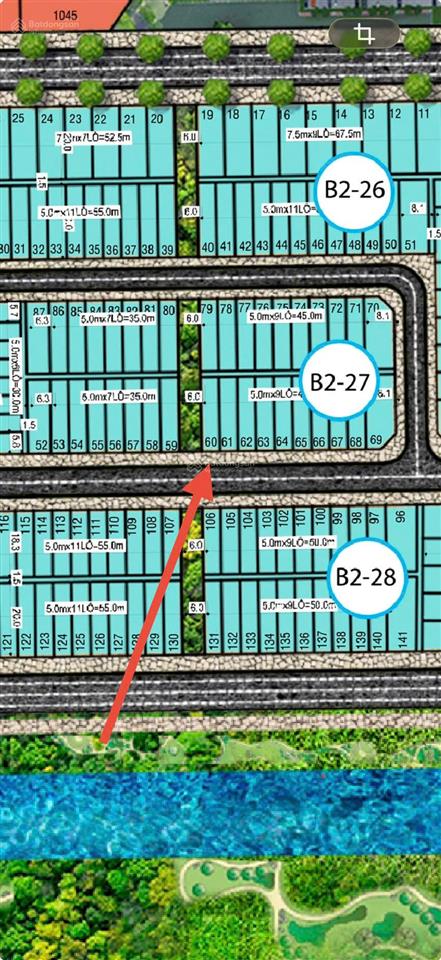 Chào bán lô đường 7,5m kẹp công viên chỉ 3.25 tỷ  0911 190 ***