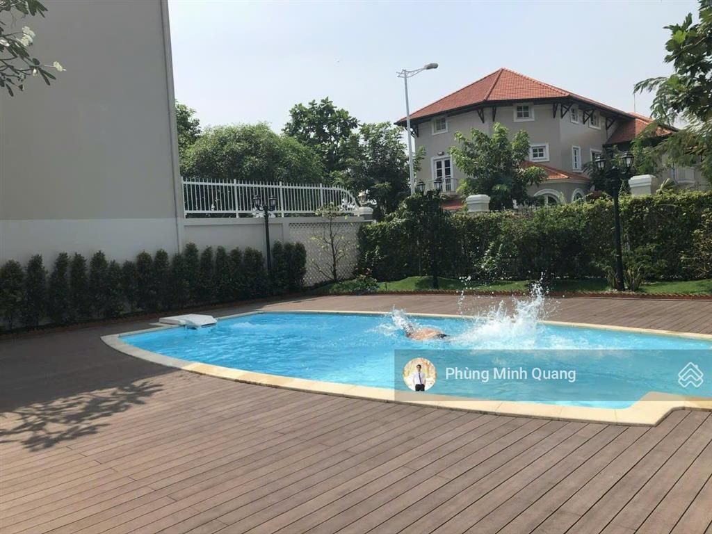 Chỉ 170tr/m2! bán biệt thự hồ bơi sân vườn khu villa mùa xuân thủ thiêm thạnh mỹ lợi q2 cn 550m2