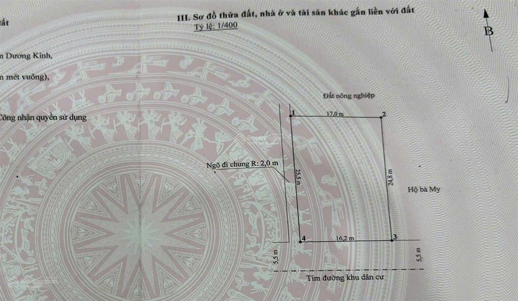 Hiếm có 1 lô 418m2 đối diện vin dương kinh  phù hợp xây khách sạn, toà nhà  không nhanh là mất
