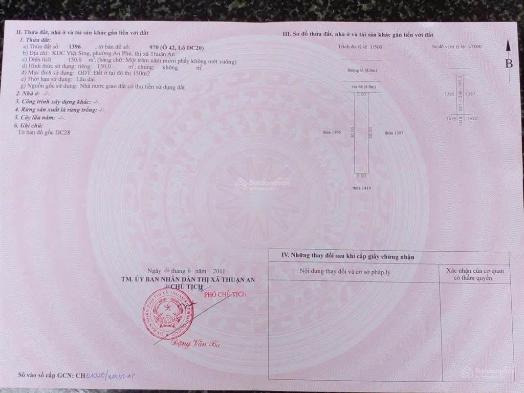 Chủ ngợp bán gấp đất kdc việt sing, visip 1. vị trí ngay chợ,  0366 236 ***