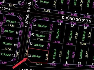 Bán đất đường vũ phương đề villas thủ thiêm .p. thạnh mỹ lợi quận 2. 305m2 lô góc. 53 tỷ 375