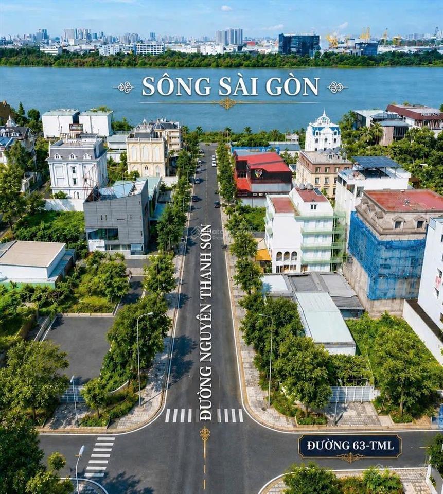 Bán siêu phẩm villas ven sông phường thạnh mỹ lợi q2. nay phường cát lái tp hcm. giá 180 tỷ