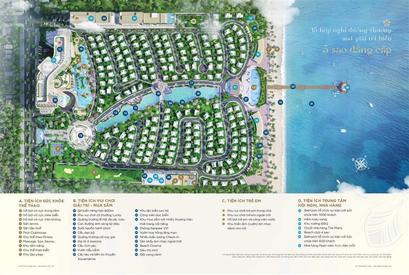Bán gấp biệt thự the maris vũng tàu, 98 tỷ, 600m2, view đẹp