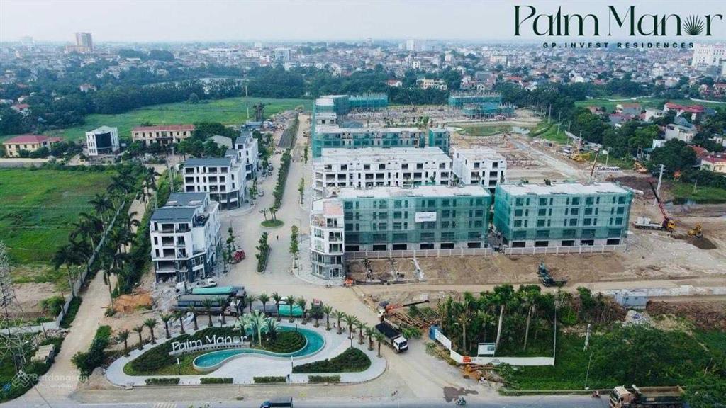 Chỉ 1,5 tỷ sở hữu shophouse vị trí đẹp nhất palm manor việt trì