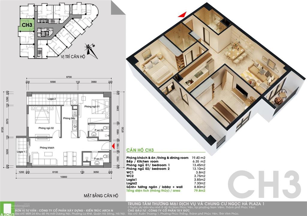 Bán suất ngoại giao 01 căn hiếm có tại ngọc hà plaza phúc yên giá hấp dẫn căn đẹp